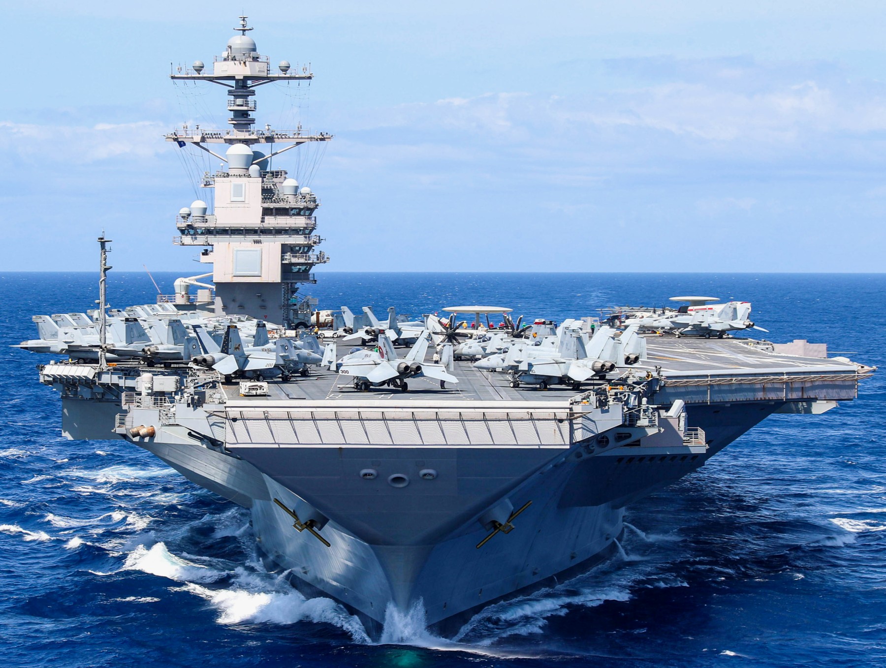 US Deploys Aircraft Carrier USS Gerald R. Ford to Israeli Waters ...