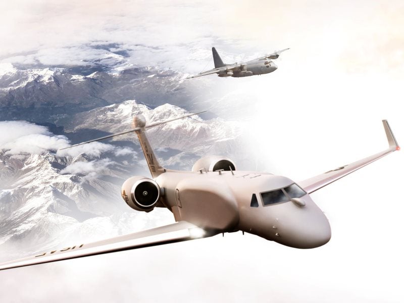 Pesawat peperangan elektronik EA-37B Compass Call II milik Tentera Udara Amerika Syarikat (USAF)