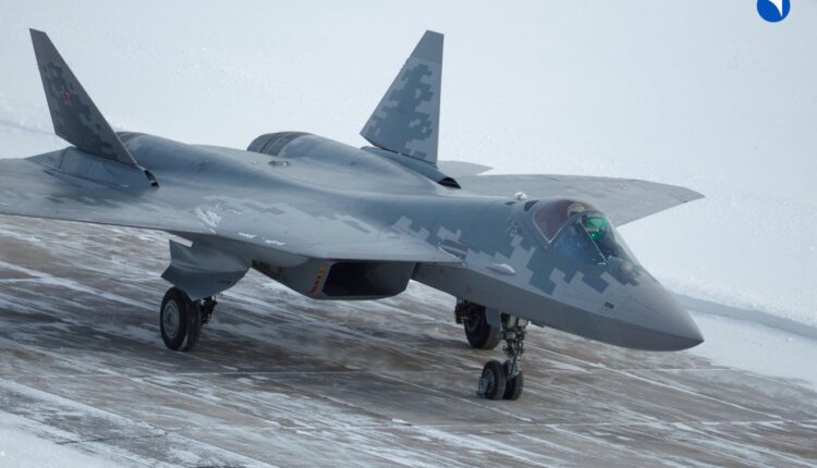 Newly-delivered Su-57