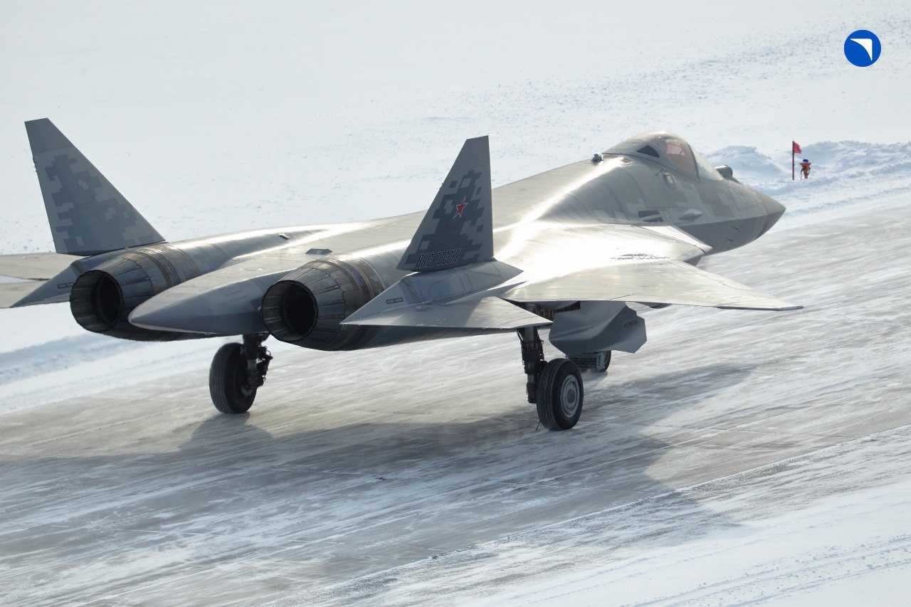 Newly-delivered Su-57