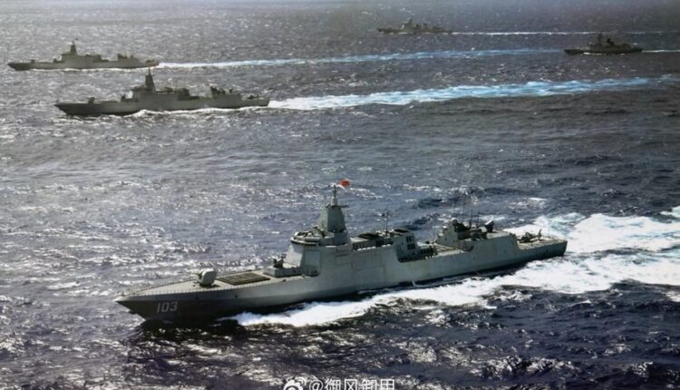 Chinese warship
