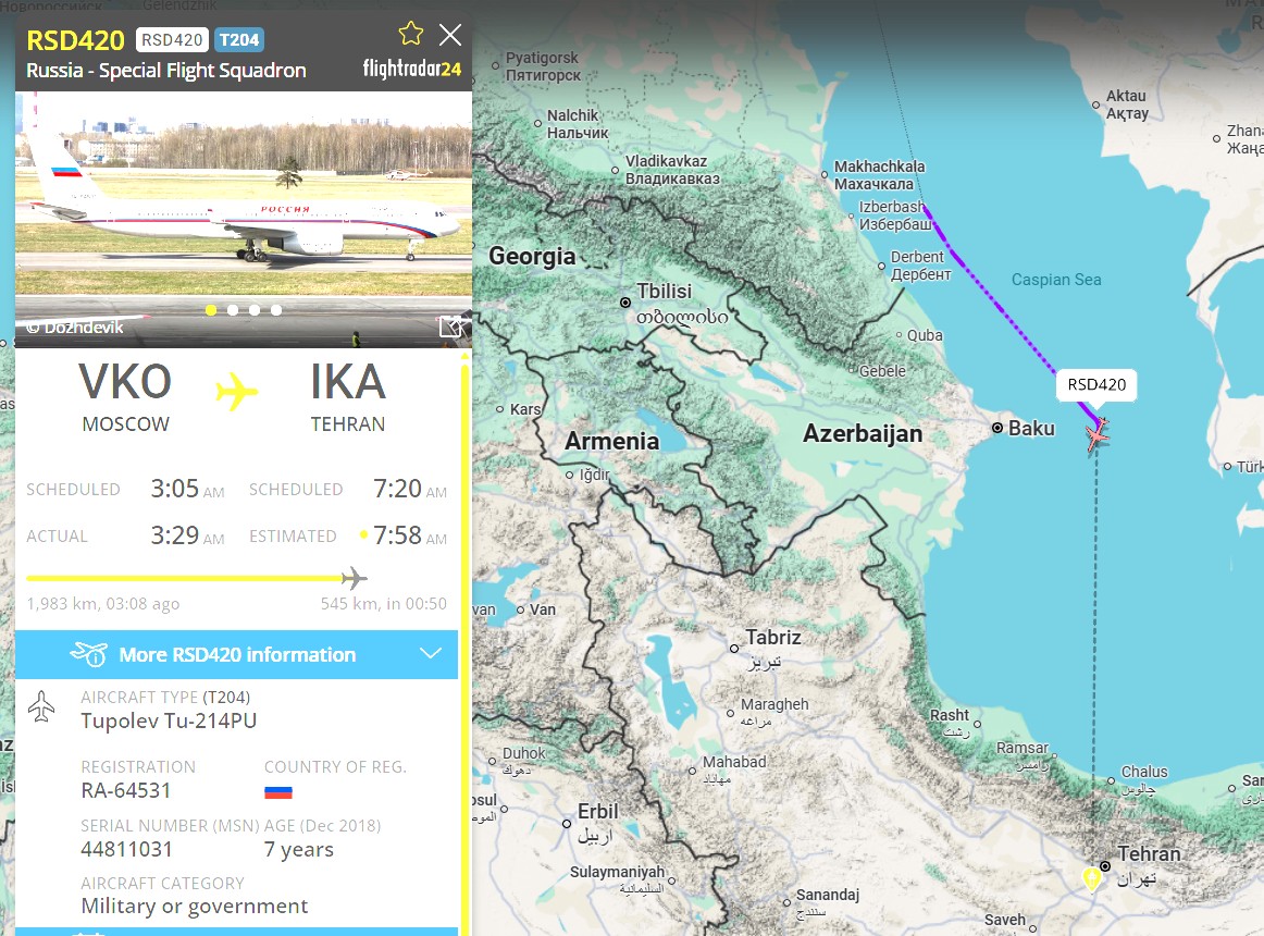 Tu-214PU Airborne Command Post