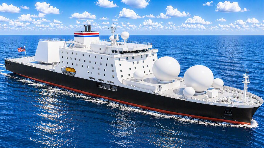 Golden Defender: US Advances 160-Metre Missile Tracking Ship for Golden ...